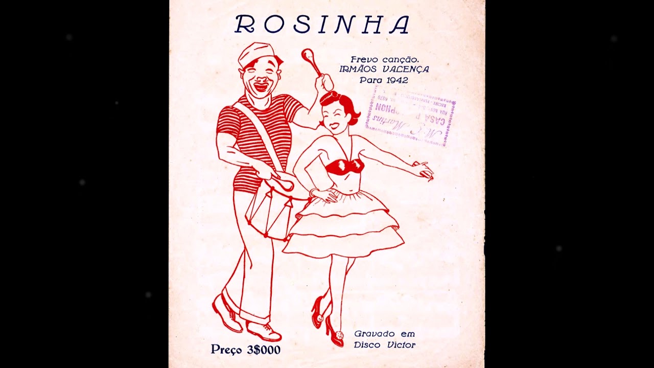 Carlos Galhardo - ROSINHA - Irmãos Valença - Victor 34.858-B - ano de 1942