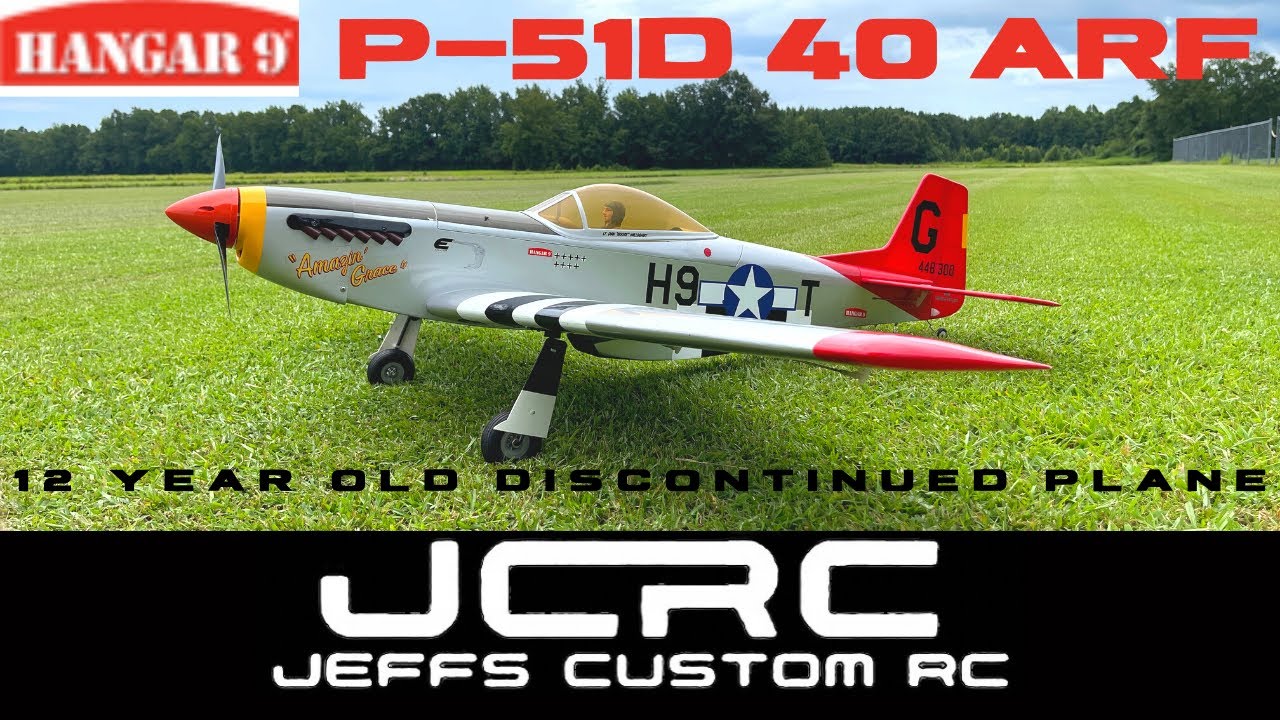 Hanger 9 P-51D 40 Size Balsa ARF Kit | Flown By Jeff with XWAVE Retracts