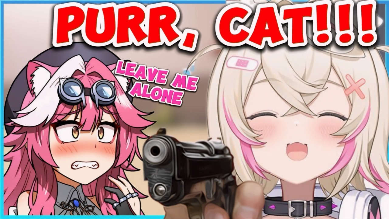 Mococo forcing poor Raora to purr for her [FuwaMoco/Advent] [EngSub]