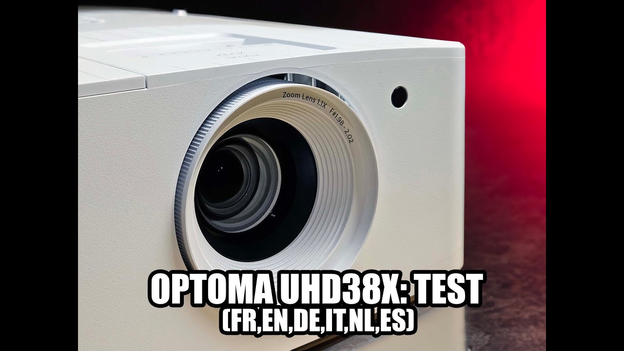 🔥🔥 Optoma UHD38x test complet (couleurs, contraste, luminosité, input lag, calibration,...) #optoma