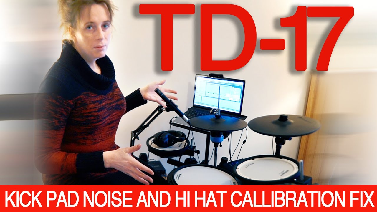 TD17 KICK PAD VOLUME & HI HAT FIX #rolandtd17kvx #kd10 #tooloud #tutorial #guide