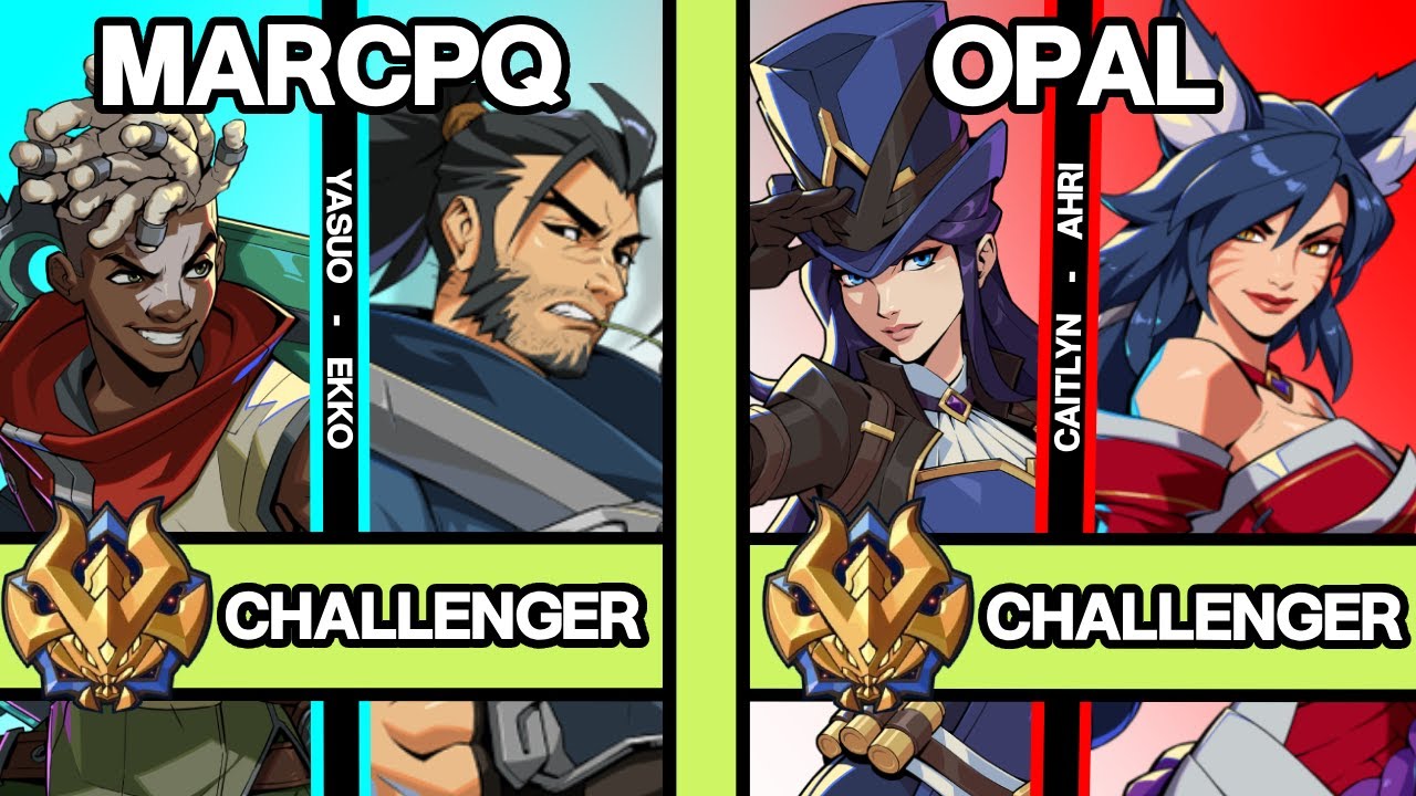 2XKO ▰ MARCPQ (Yasuo-Ekko) vs OPAL (Caitlyn-Ahri) ▰ 2XKO Pro Replays