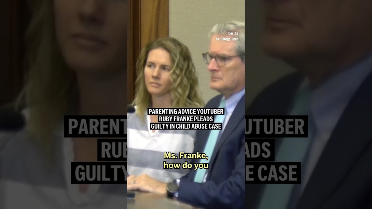 Parenting advice YouTuber Ruby Franke pleads guilty in child abuse case