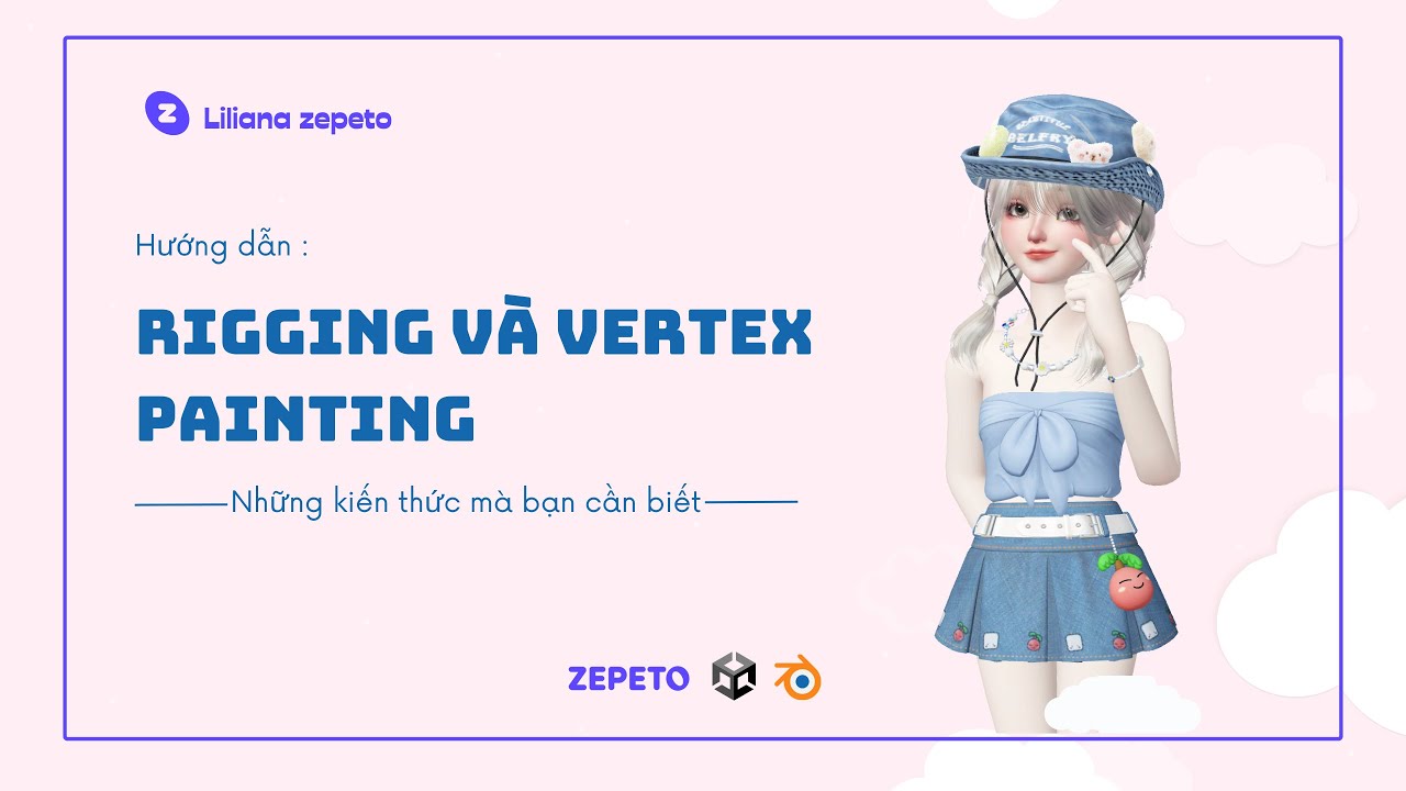 [ZCC CLASS] 3D ITEM ZEPETO: Hướng dẫn Rigging và Vertex Painting / #zepeto #ZCCclass