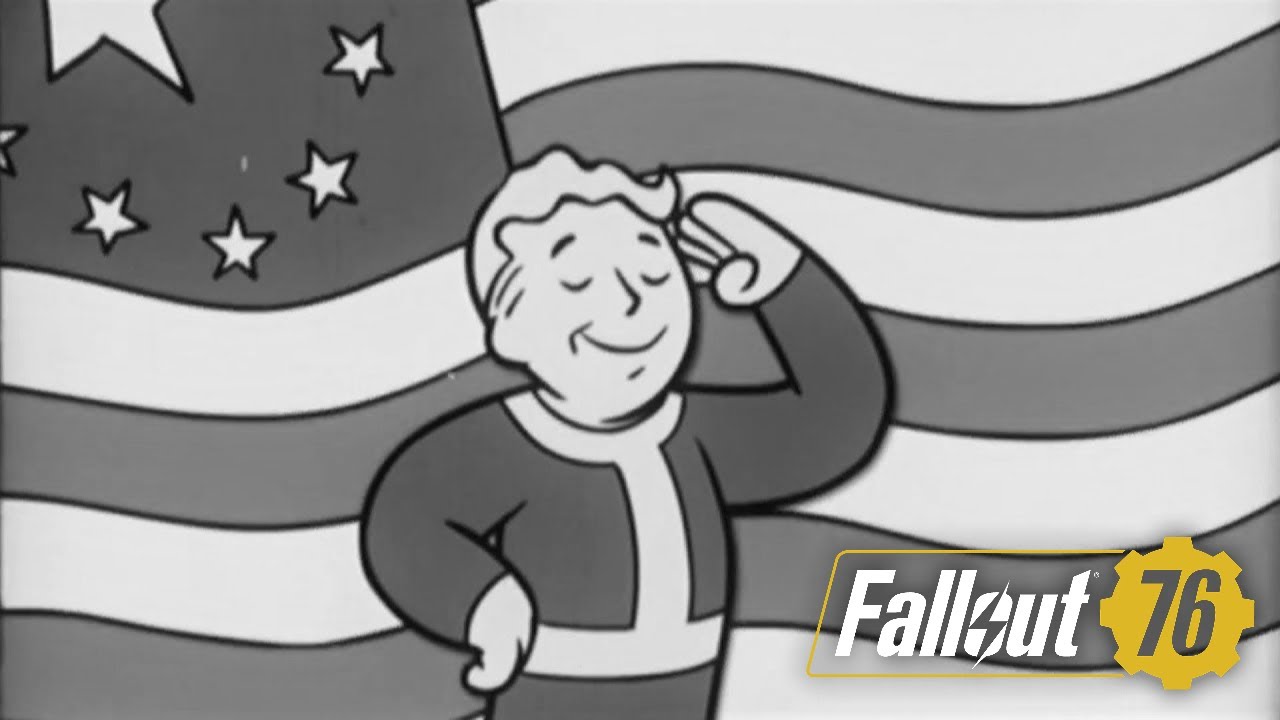 Fallout 76: All Vault Tec cartoons in Black and White