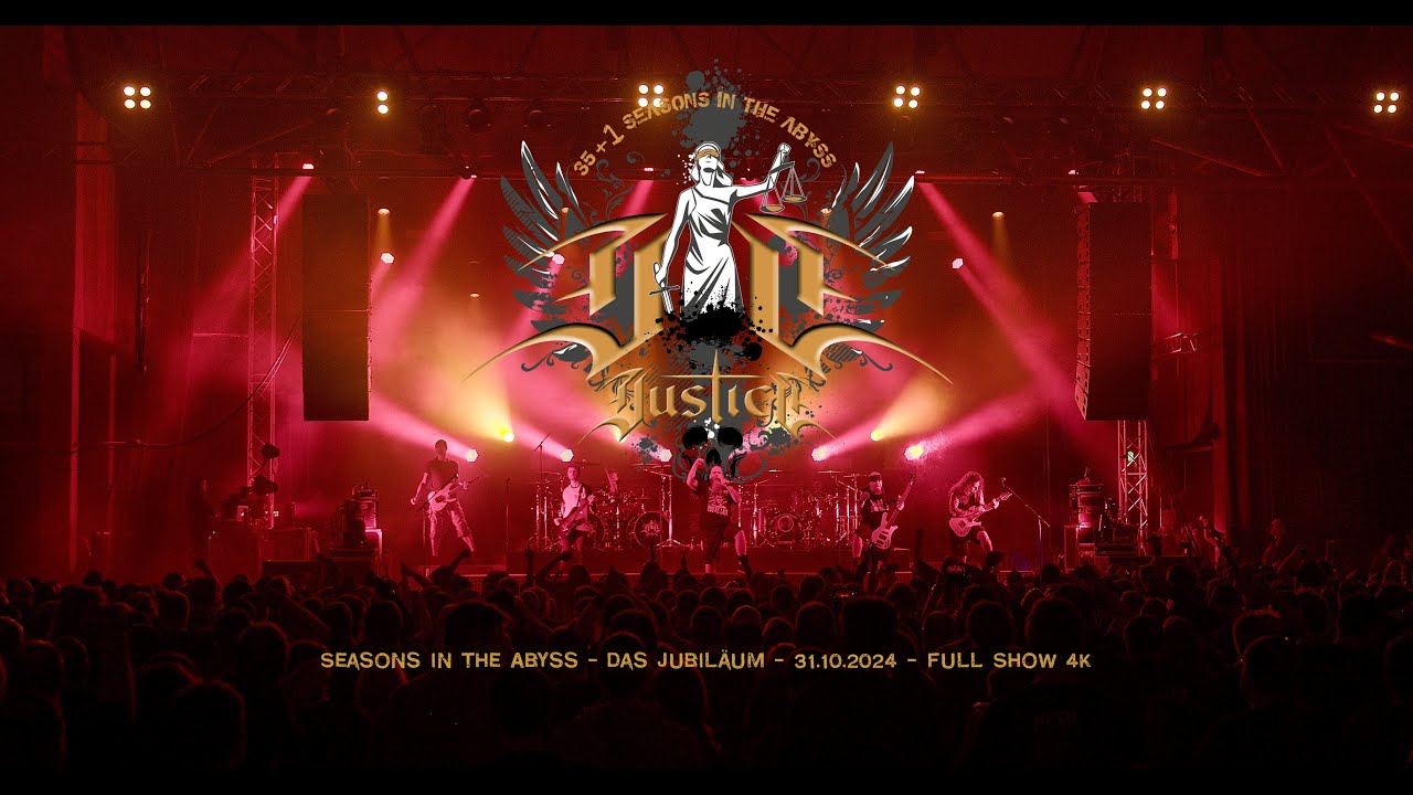 35 (+1) Jahre JUSTICE Covermetal // Seasons in the Abyss - das Jubiläum // 31.10.2024 - Full Show 4K
