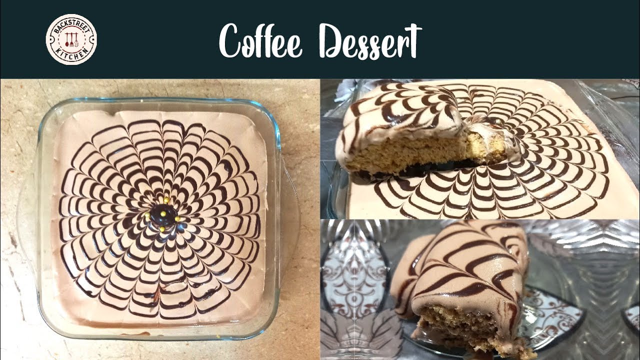 Cold Coffee Delight - Coffee Dessert | Backstreet Kitchen - Recipe#06