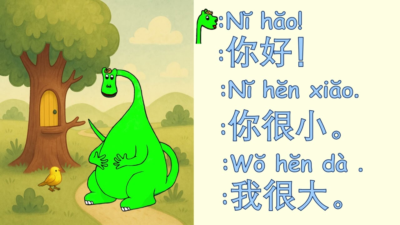Mandarin for Kids | Adjectives in a Fun Story