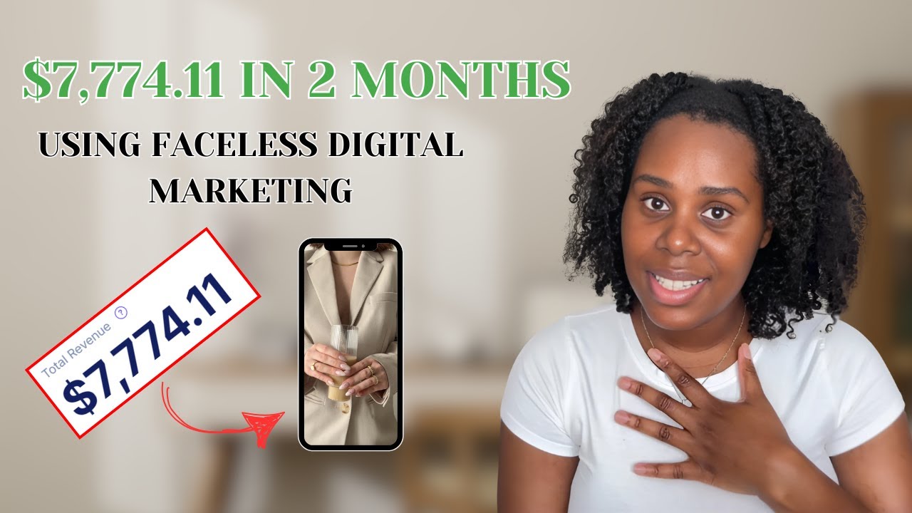 HOW TO CREATE FACELESS CONTENT TO MAKE $3K/MO| FACELESS DIGITAL MARKETING (UPDATED)💰