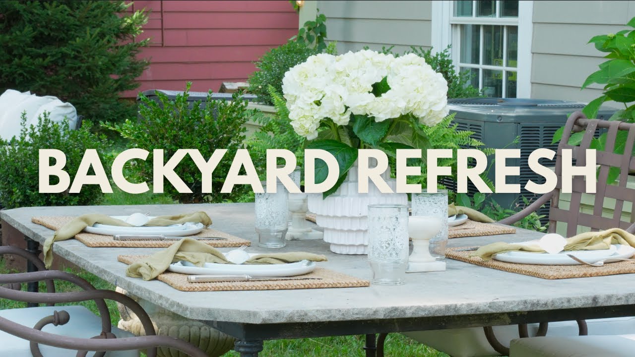 Refreshing Our Backyard for Summer | Potted Garden, New Plants, Outdoor Tidy-Up