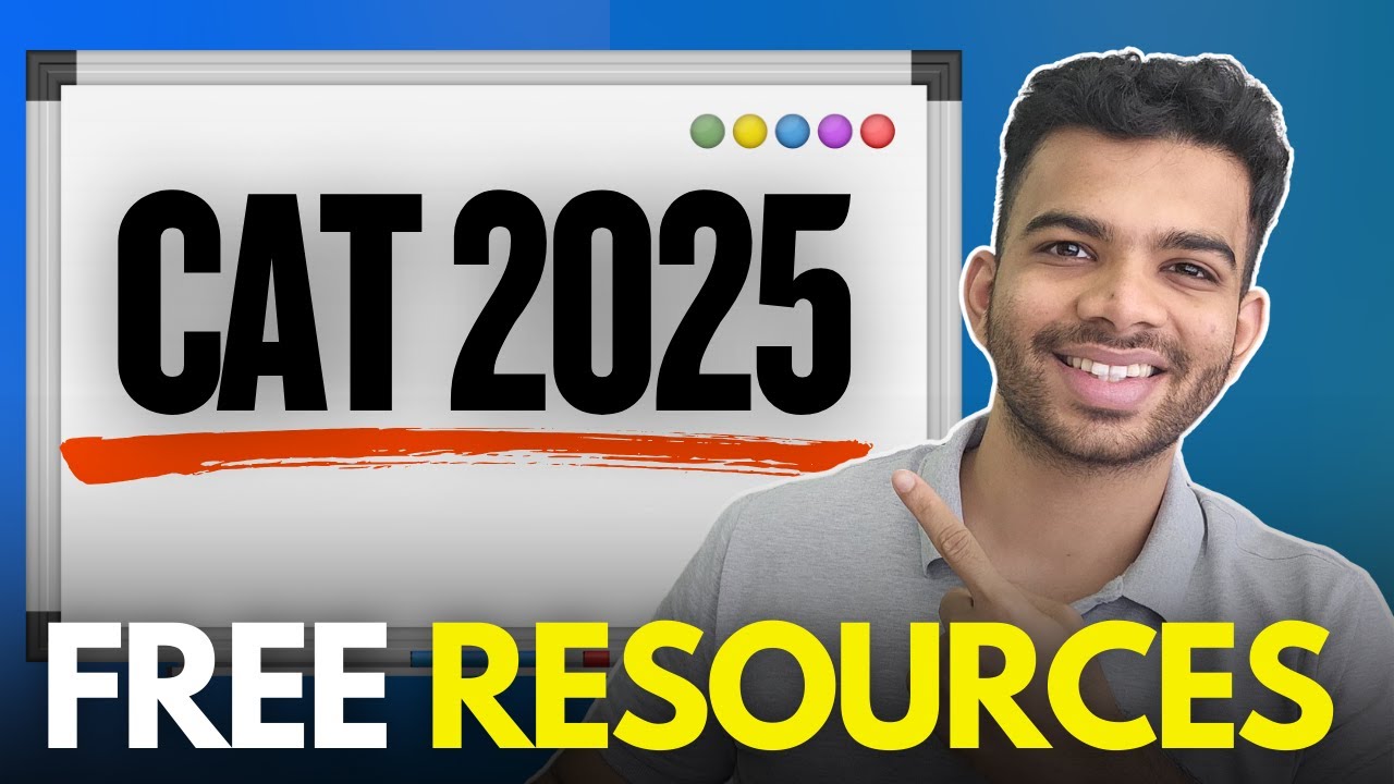 99%ile Prep Using FREE Resources Only? Here’s How! CAT 2025