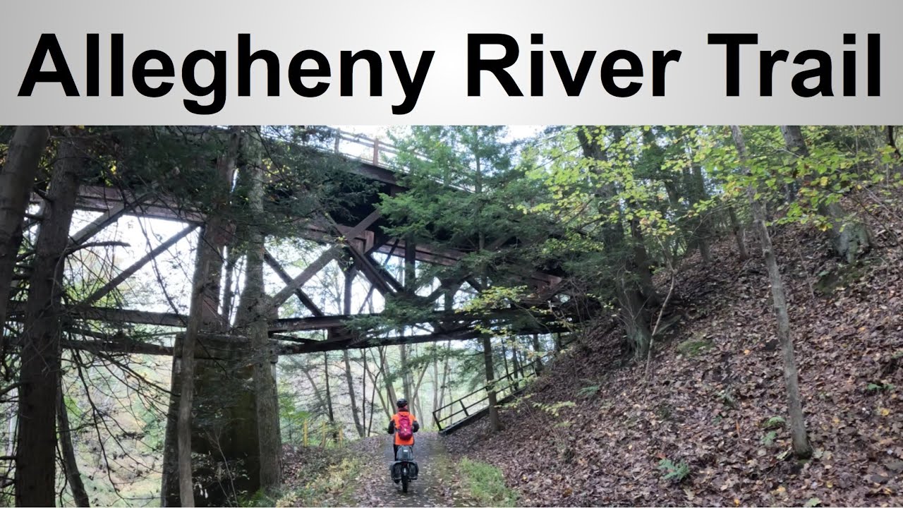 Through Dark Tunnels and Under Towering Bridges: Riding the Great Allegheny River Trail - in PA