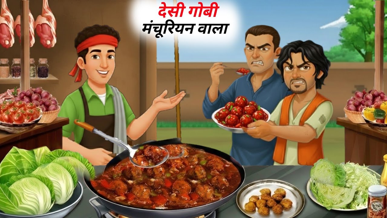 देसी गोबी मंचूरियन वाला | Desi Gobhi Manchurian Wala | Hindi Story | Hindi Kahaniya |