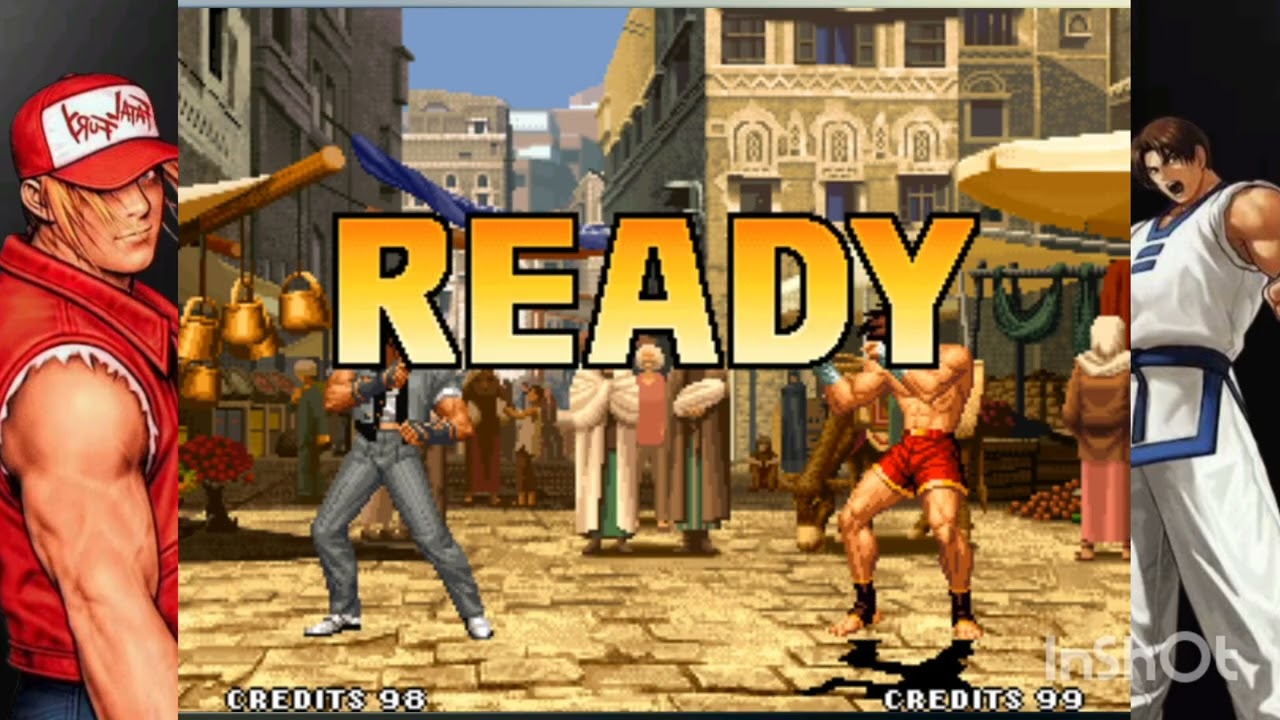 KOF 98 Gameplay - combos hack ( arcade game) 