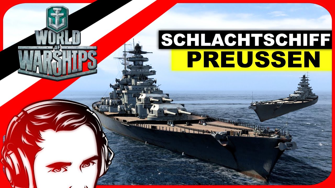 Monster T10 Schlachtschiff PREUSSEN in ⚓ World of Warships 39: Deutsch/German/Gameplay