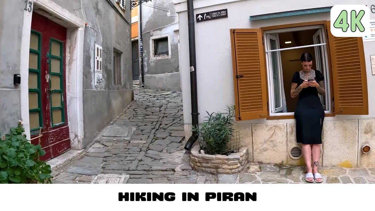 Piran (Slovenia) - St. George's Parish Church - 4K Walking Tour