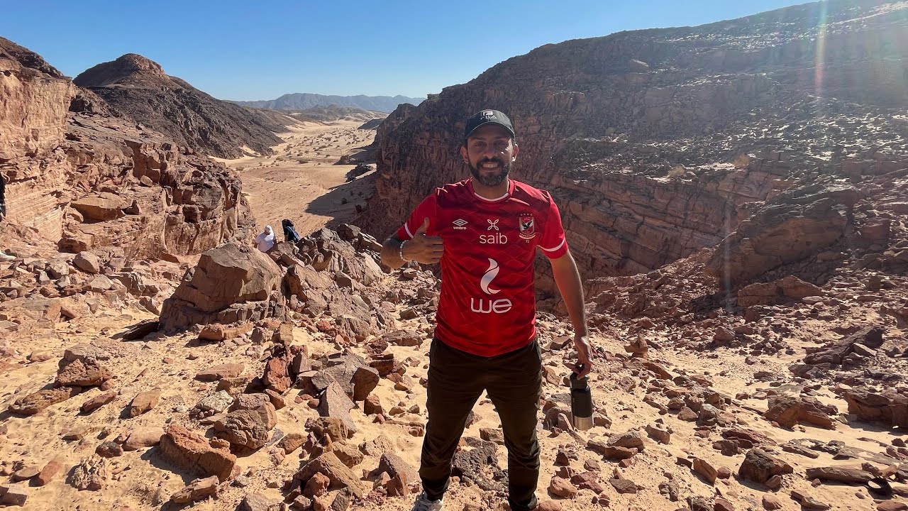 الوادي الاحمر او الجي بي كانيون من اجمل الاماكن بوادي غزالة بمحمية طابا😍Red canyon in Taba reserve