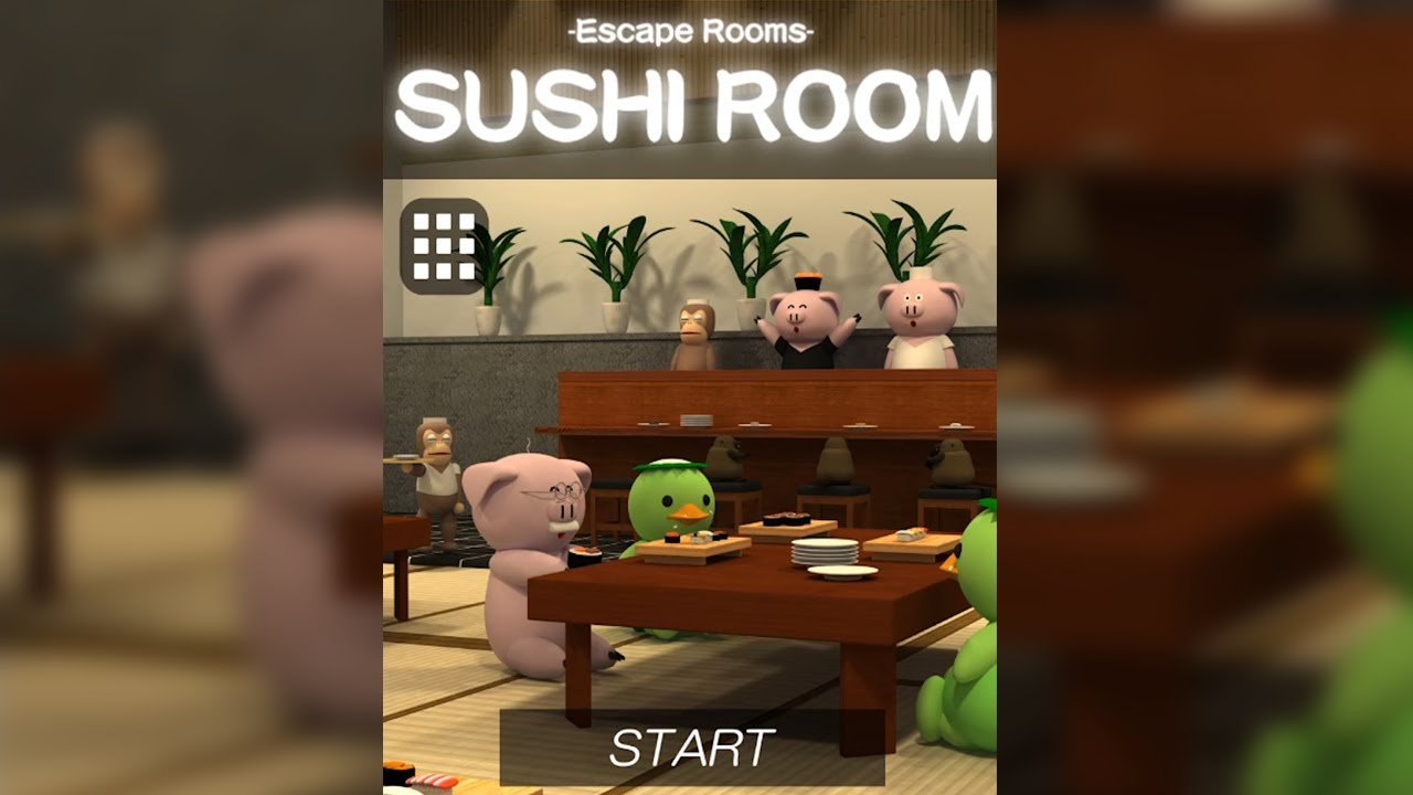 Escape Rooms Sushi Room Walkthrough (NAKAYUBI)