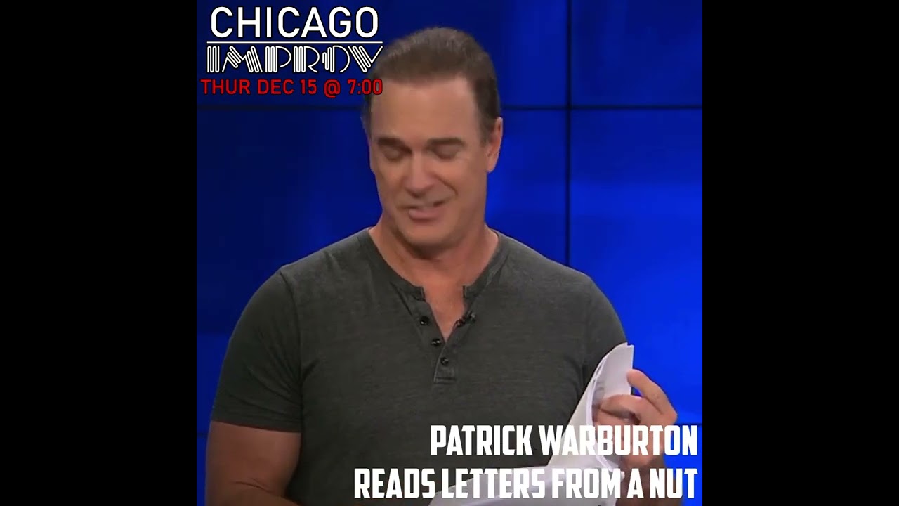 Patrick Warburton Reads Letters From A Nut THUR DEC 15 at the Chicago Improv