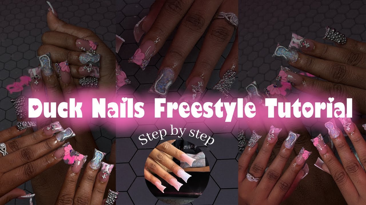 Урок по утиным ногтям🐣💅🏾 Фристайл-версия