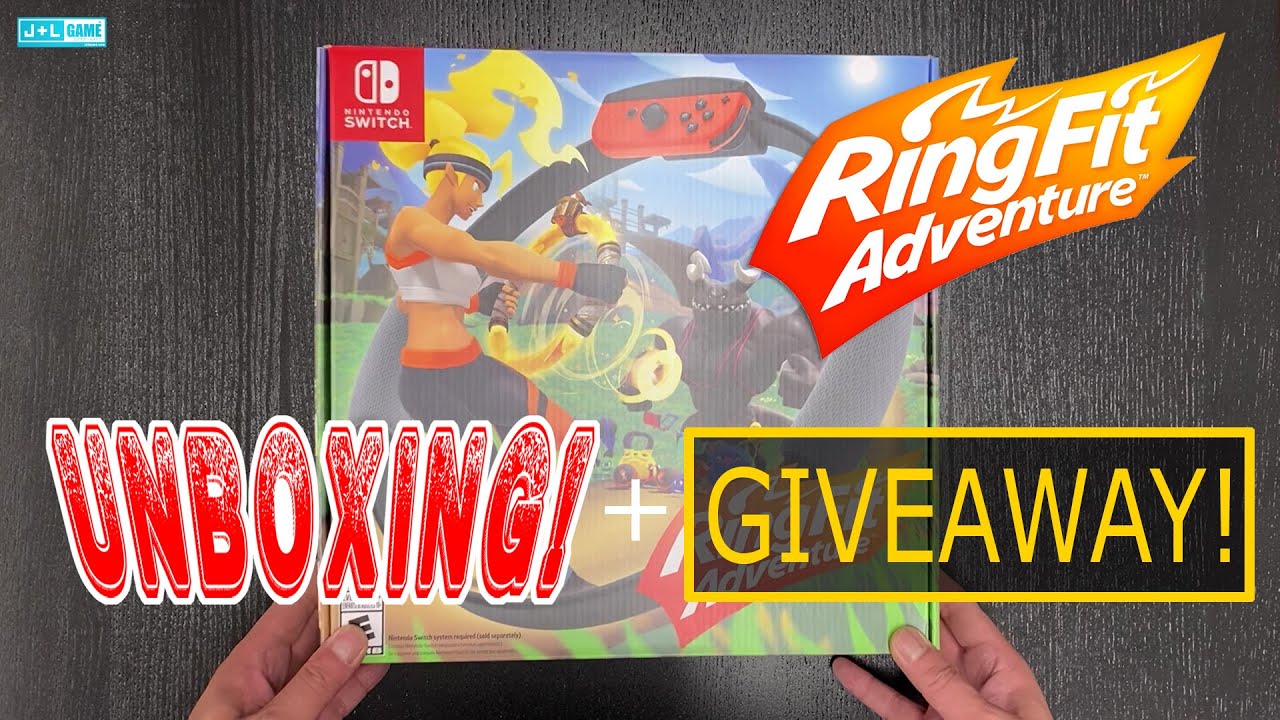 Ring Fit Adventure - UNBOXING & GIVEAWAY! - Nintendo Switch
