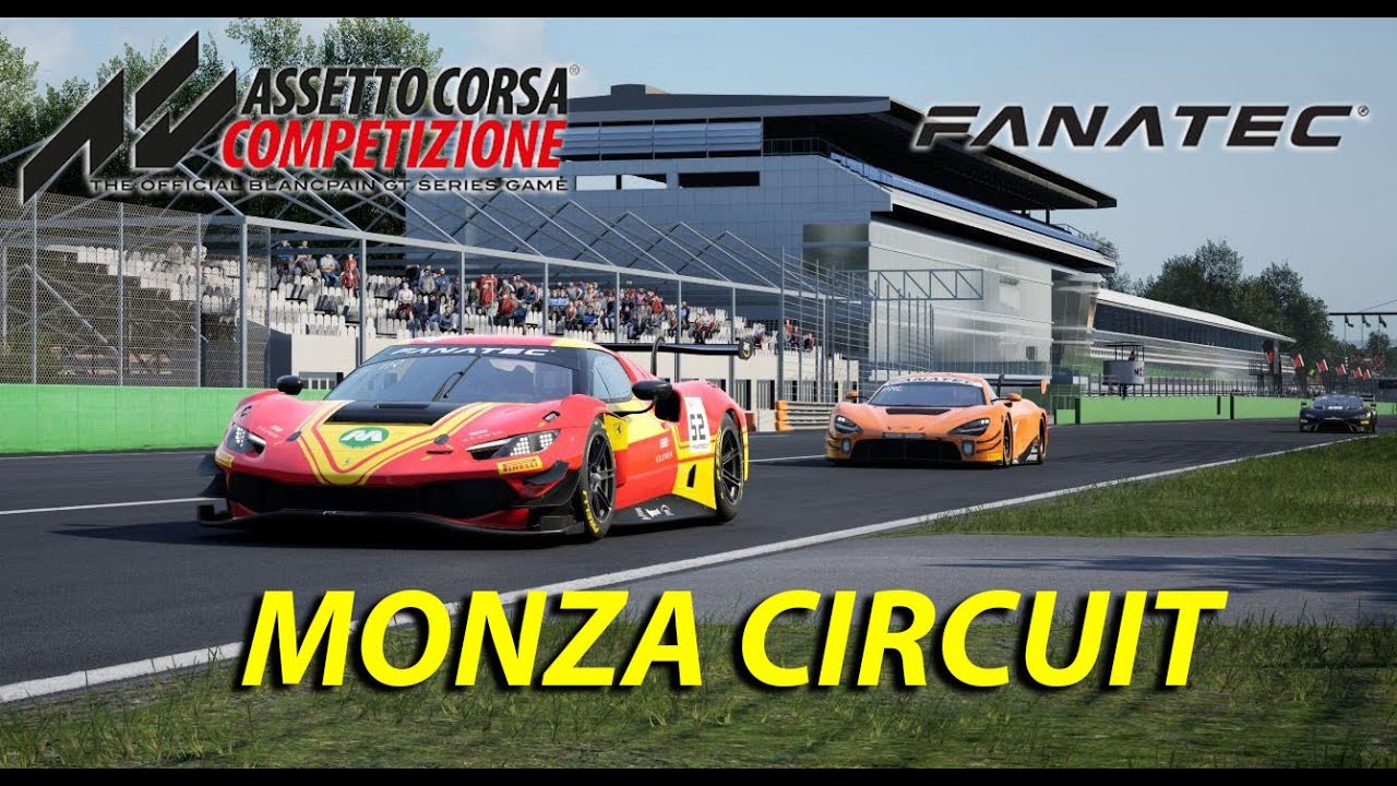 FERRARI 296 GT3 - MONZA CIRCUIT - MULTIPLAYER | FANATEC GAMEPLAY