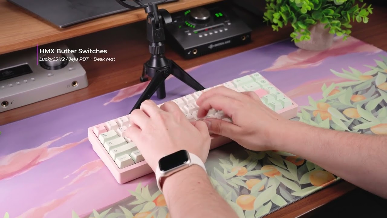Keyboard Sound Test: HMX Butter on Lucky65 V2 (Jeju Theme)