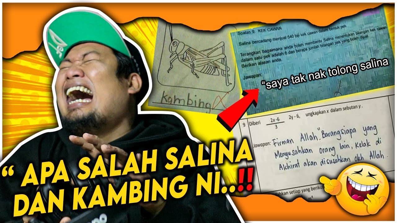 BUDAK BAR BAR 🤣 ❗️ 35 Jawapan Budak Sekolah Yang Lawak Di Malaysia | REACTION
