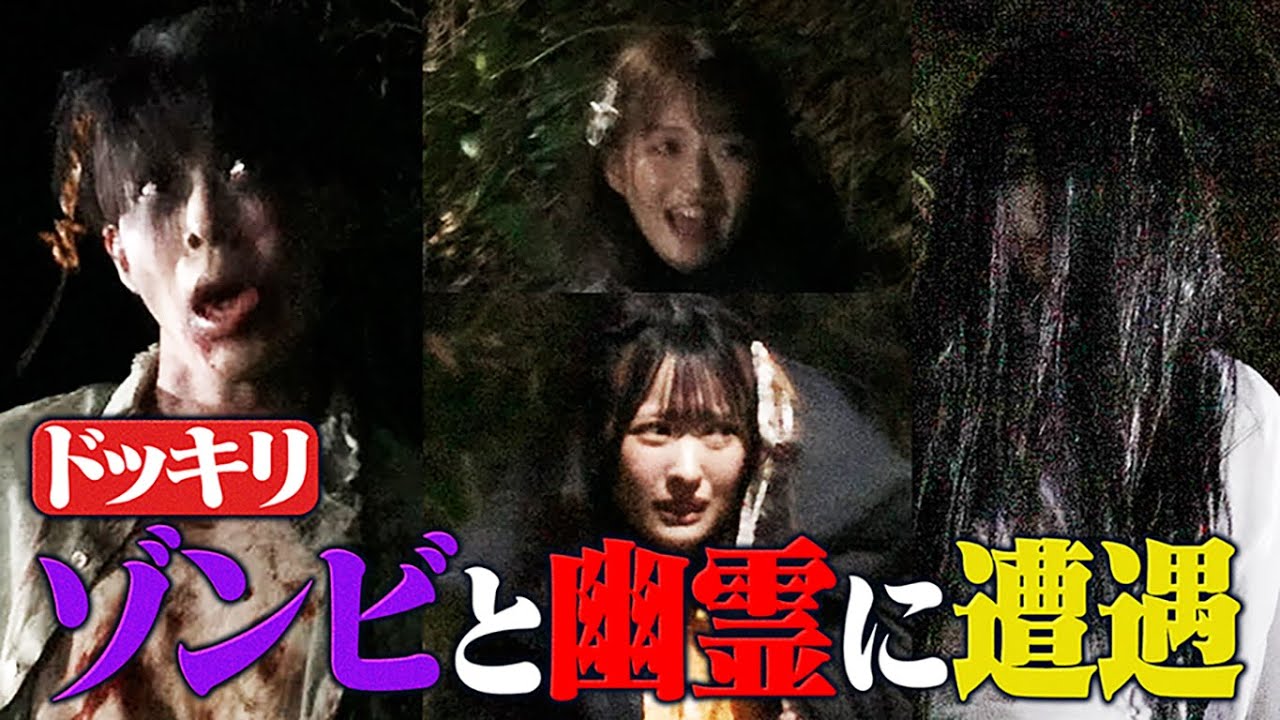 【ドッキリ】夜の一本道でゾンビと幽霊に挟まれたらどっちに逃げる【SWEET STEADY】