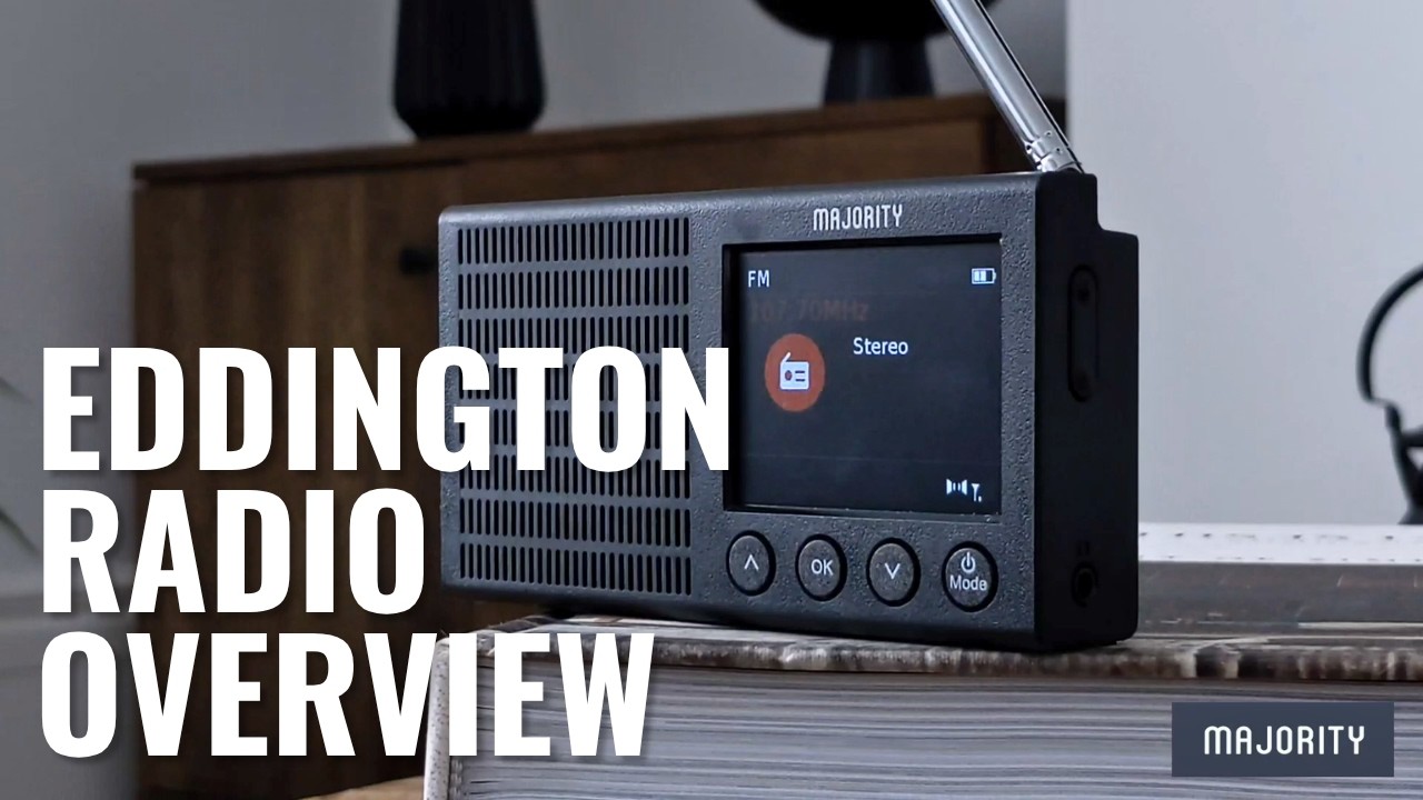 Majority Eddington Portable Bluetooth DAB Radio
