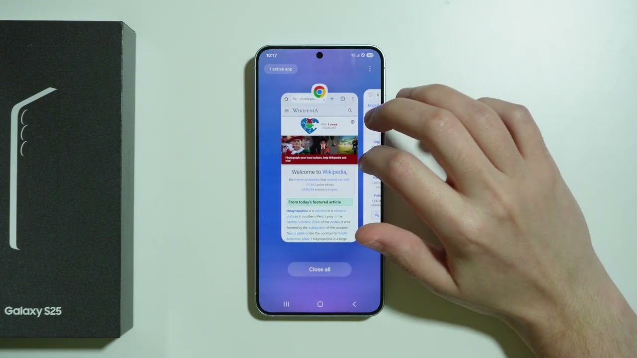 Samsung Galaxy S25: как переводить веб-сайты в браузере