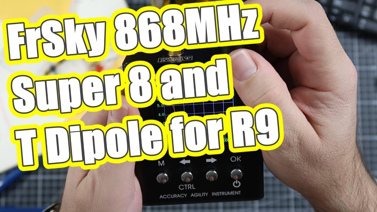 FrSky Super 8 antenna and 868MHz IPEX4 Dipole for R9 Mini - I do not know what to say...