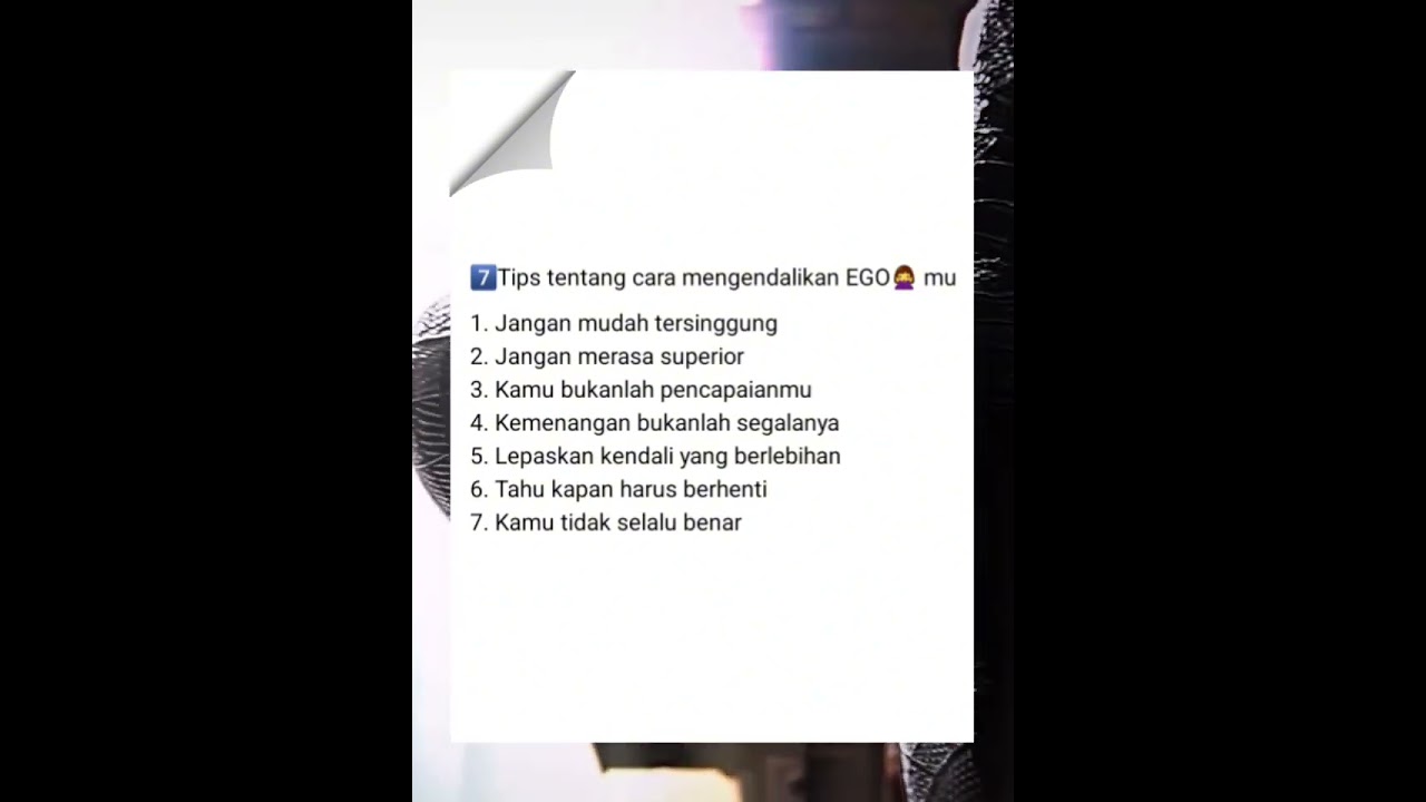 7 cara mengendalikan ego