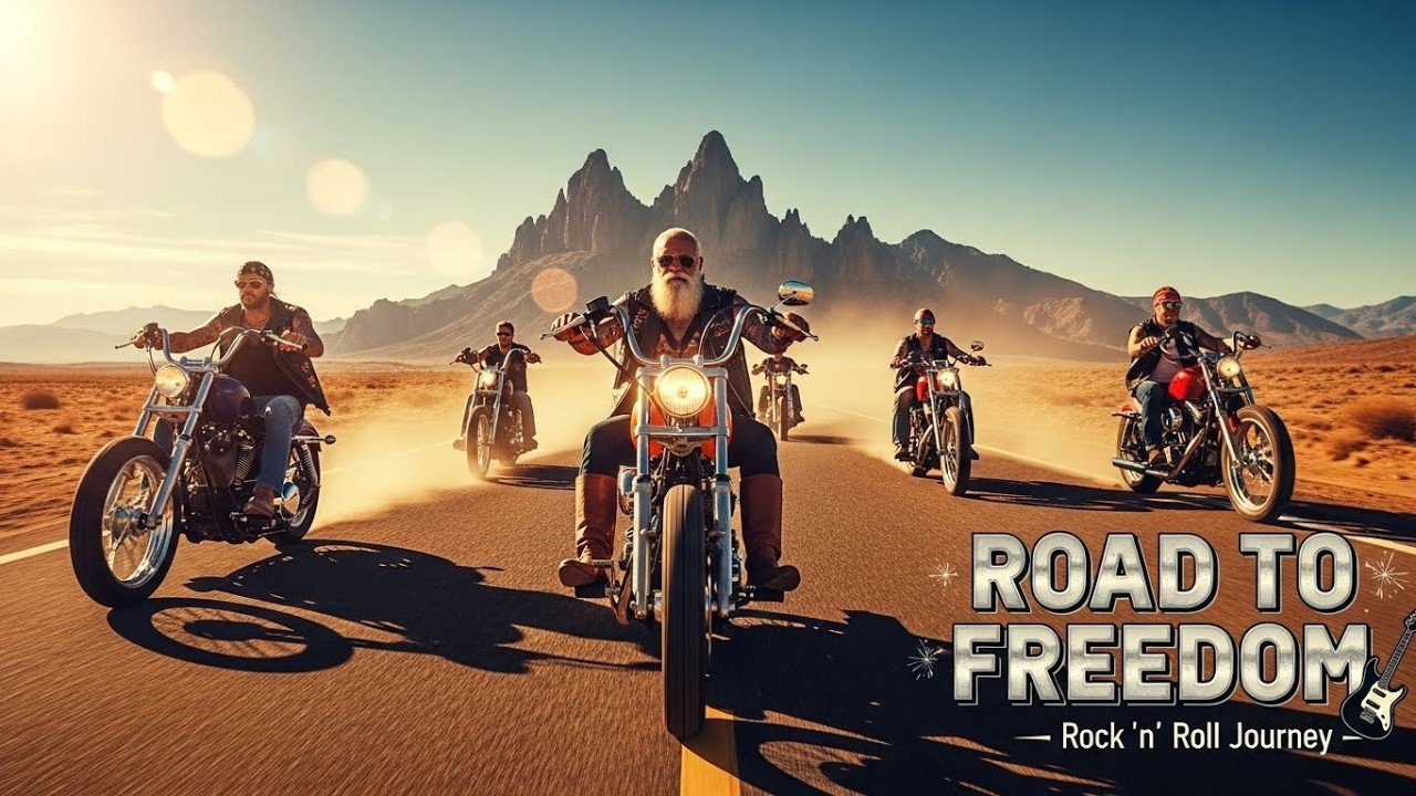 Best Rock N Roll Music 🎸 Ride 'N Rock 🔥 Thunder Roads | Born to Ride the Highway