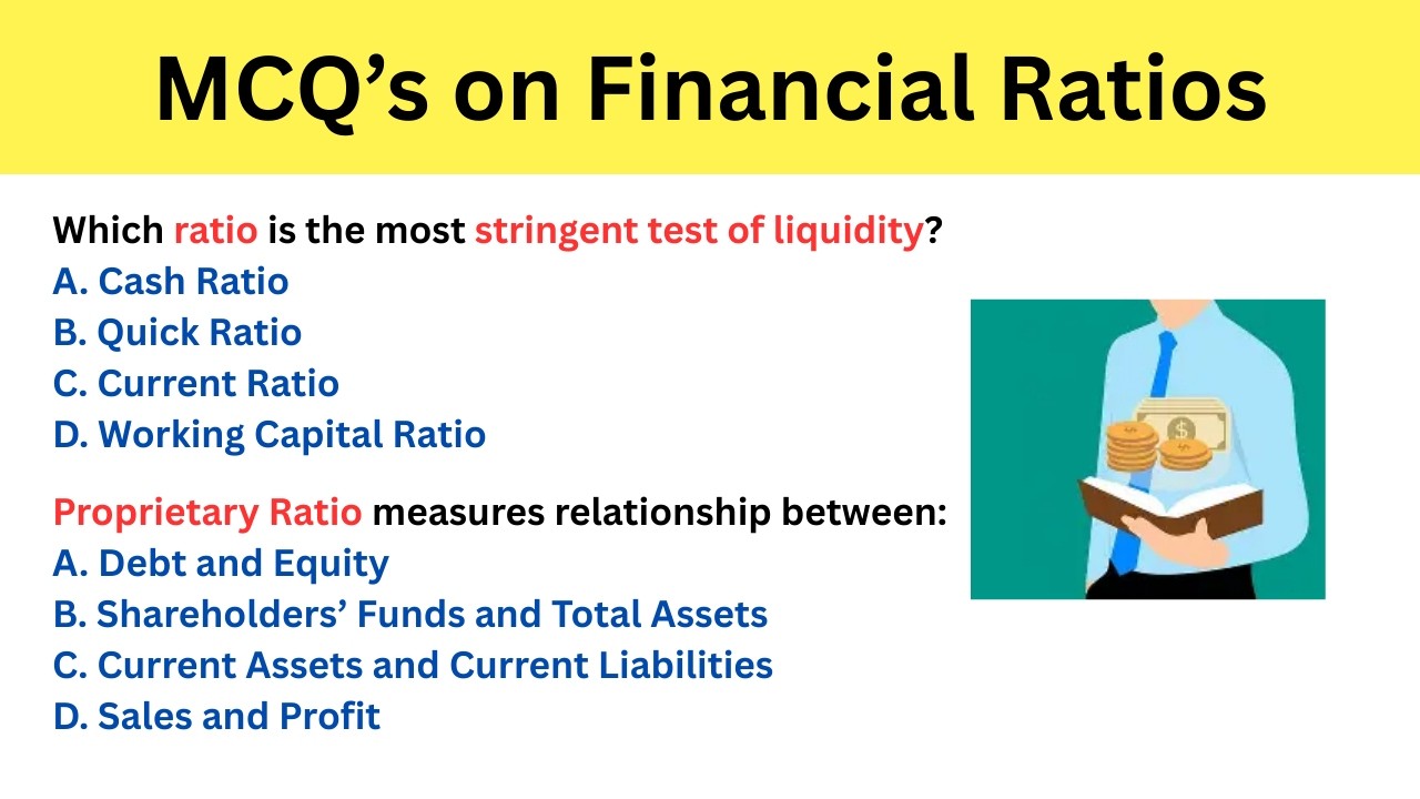 Financial Ratios MCQ | Financial Ratio Analysis | Accounting Ratios
