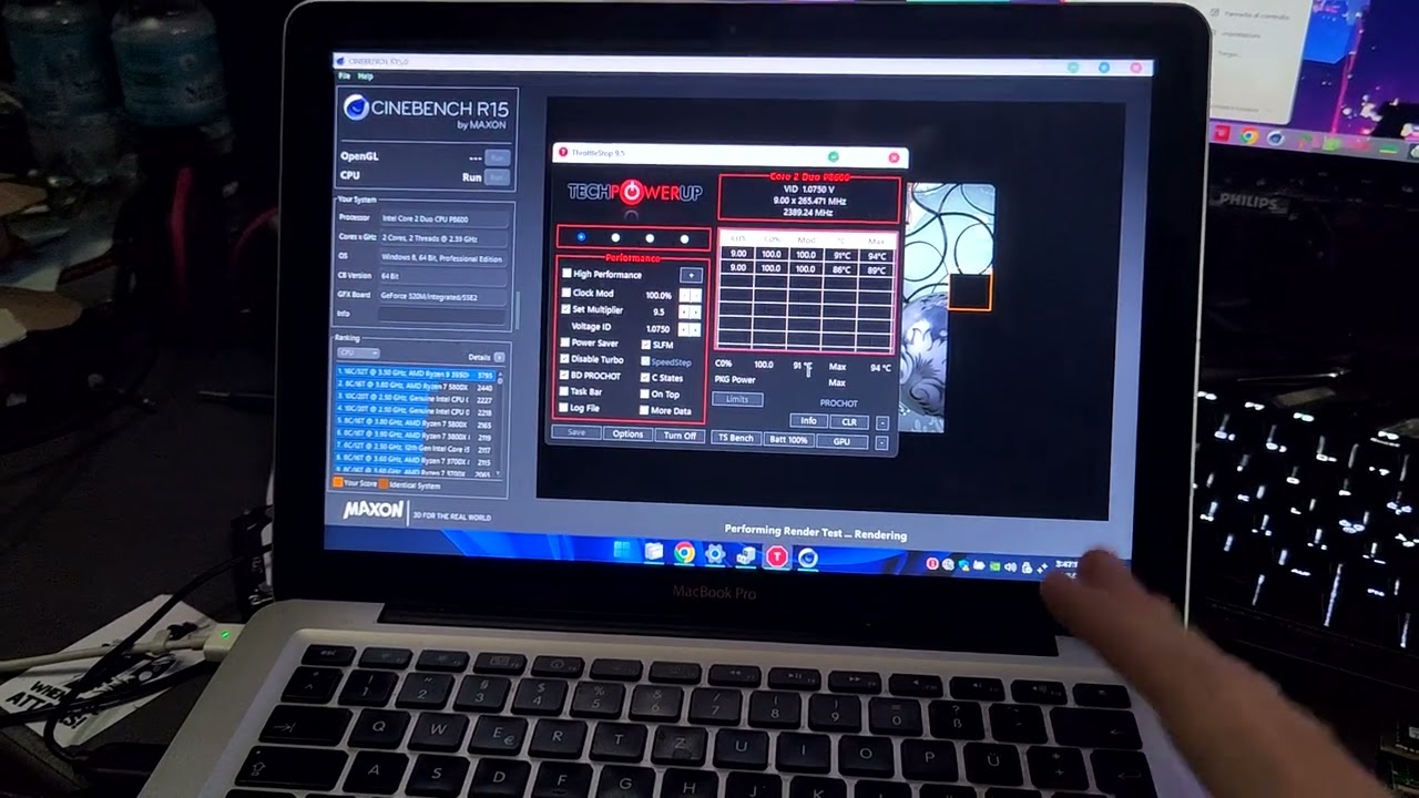 Why install Windows 11 on older Core2Duo Intel MacBooks - Throttlestop