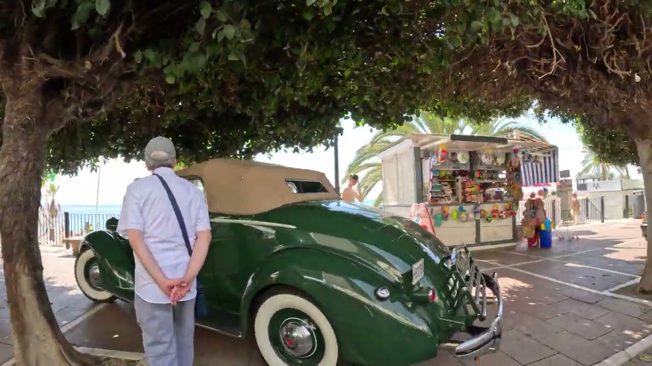 Classic Car Exhibition Marbella Center 5.3K Walking Tour Saturday 27 September 2025 4k UHD GoPro