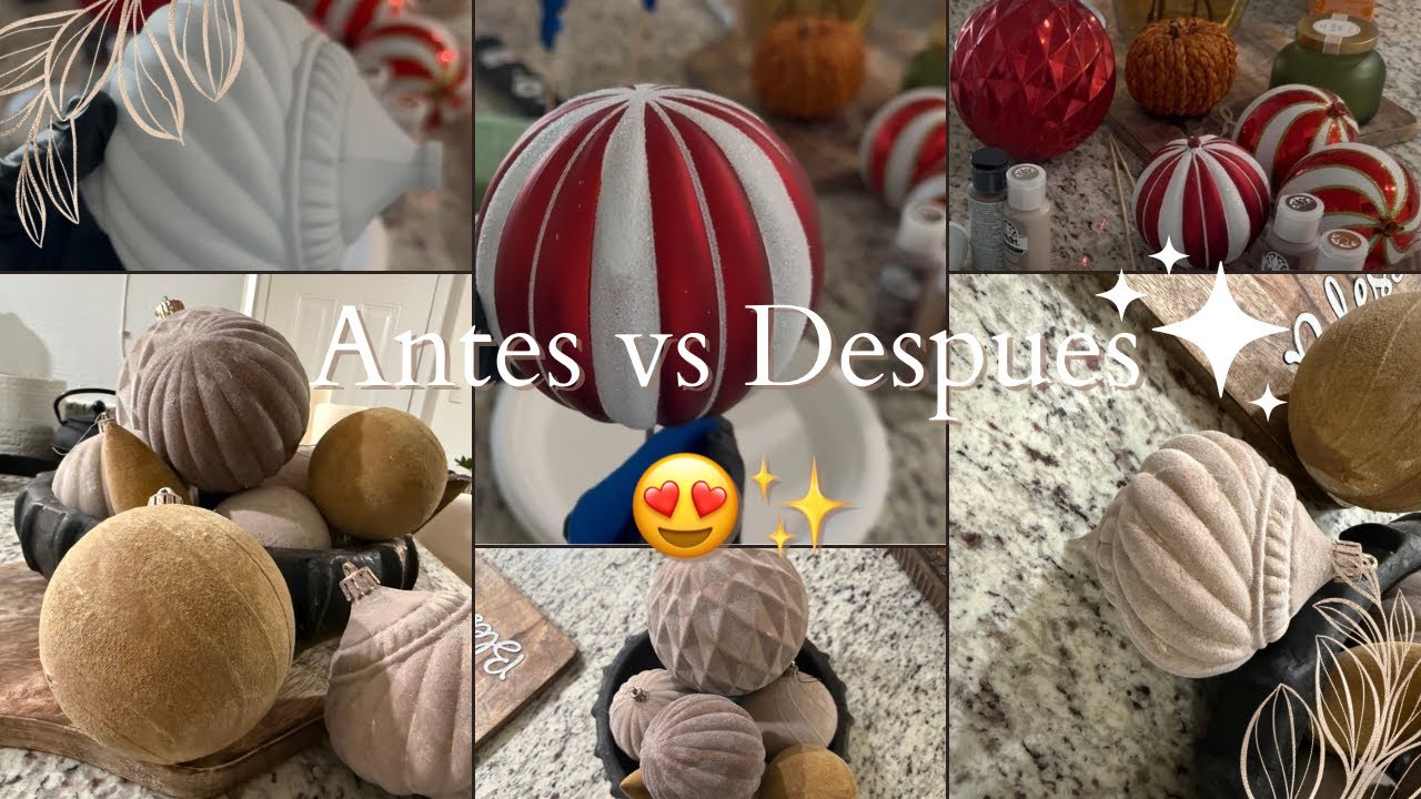 &ldquo;Transform&eacute; estas esferas aburridas en algo espectacular 😍✨&rdquo;
