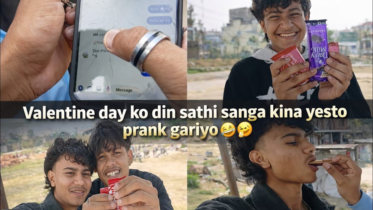 Valentine day ma sathi sanga yesto prank kina gariyo😂🤔#new_vloger#support#nepali_kanxa🧑