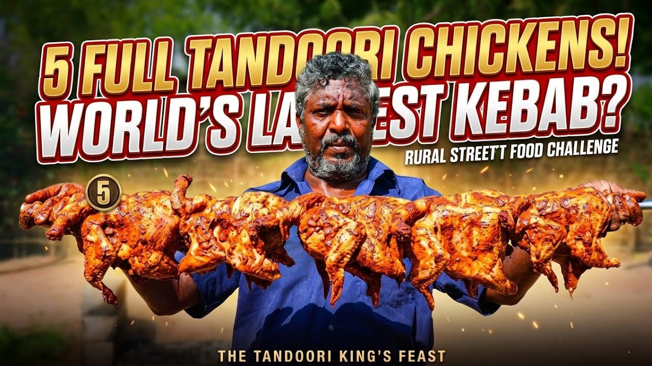 5 முழு கோழி தந்தூரி #trending #food #nonvegworld #video #cooking #viral #chicken