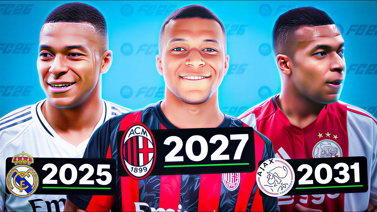 Újra Játszottam Kylian Mbappe Karrierjét...