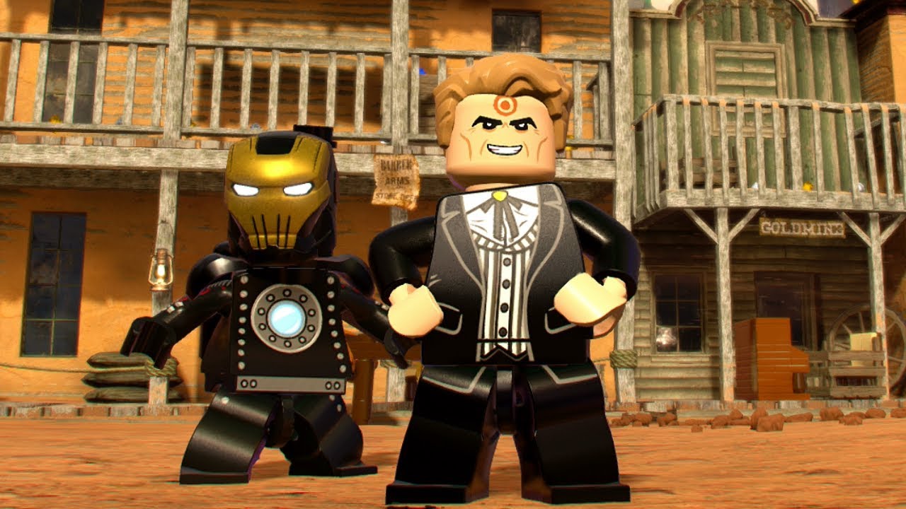LEGO Marvel Super Heroes 2 Bullseye (Old West) Boss Battle Unlock + Free Roam Gameplay
