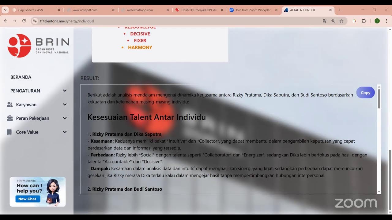 ESQ Talk in Manajemen Talenta : Mengatasi GAP Generasi di Tempat Kerja ASN