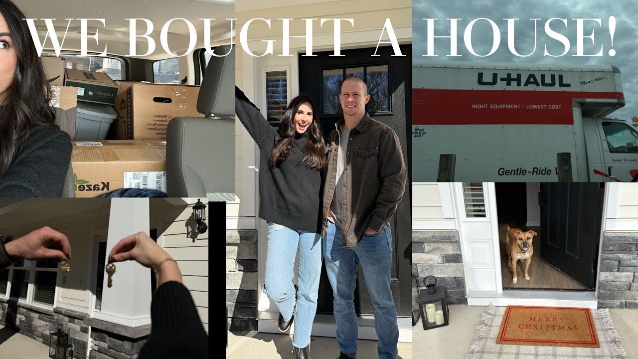 VLOGMAS #2 | moving vlog pt. 1: closing day, starting to move in, little house tour, + more!