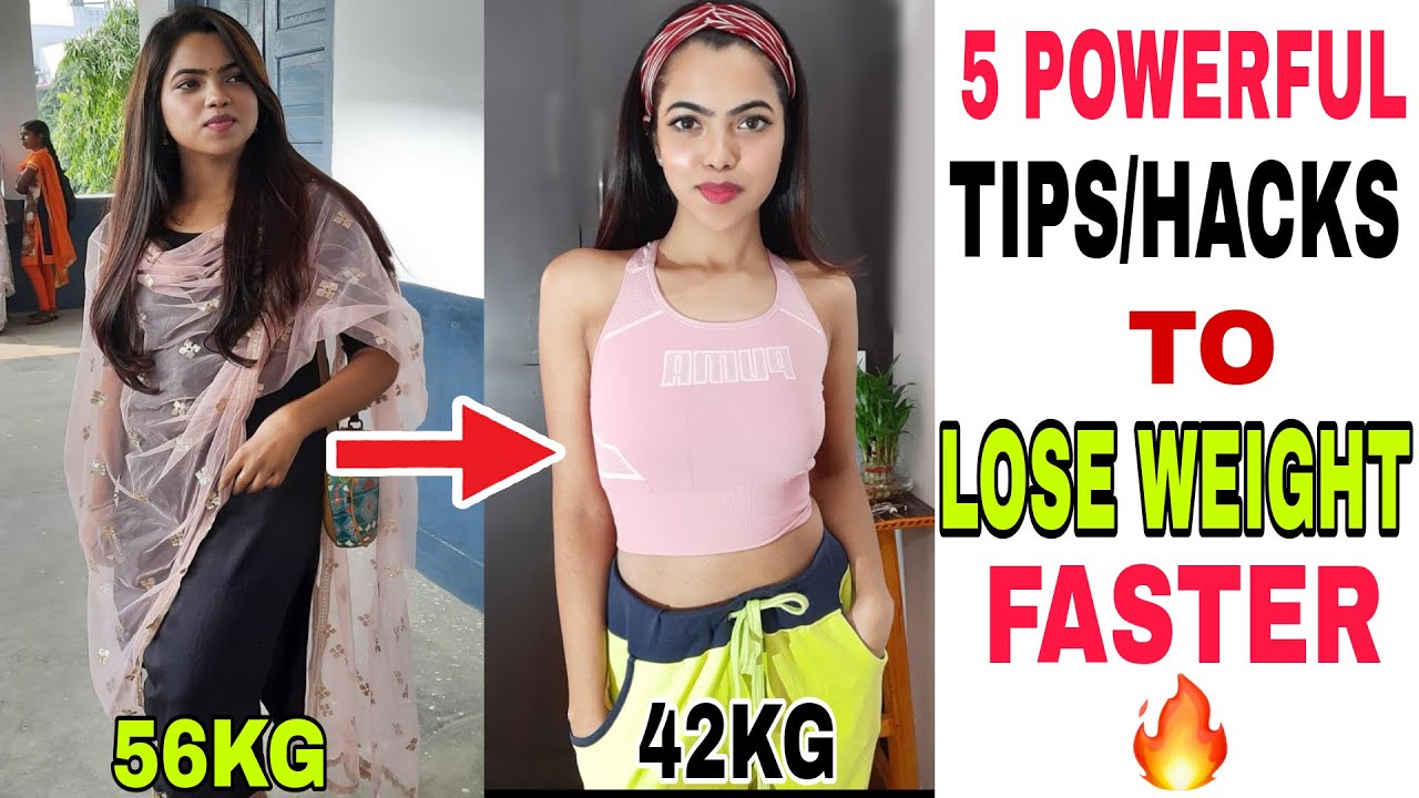 5 POWER TIPS & HACKS FROM MY WEIGHTLOSS JOURNEY TO LOSE WEIGHT🔥|| MOTIVATION TO LOSE WEIGHT