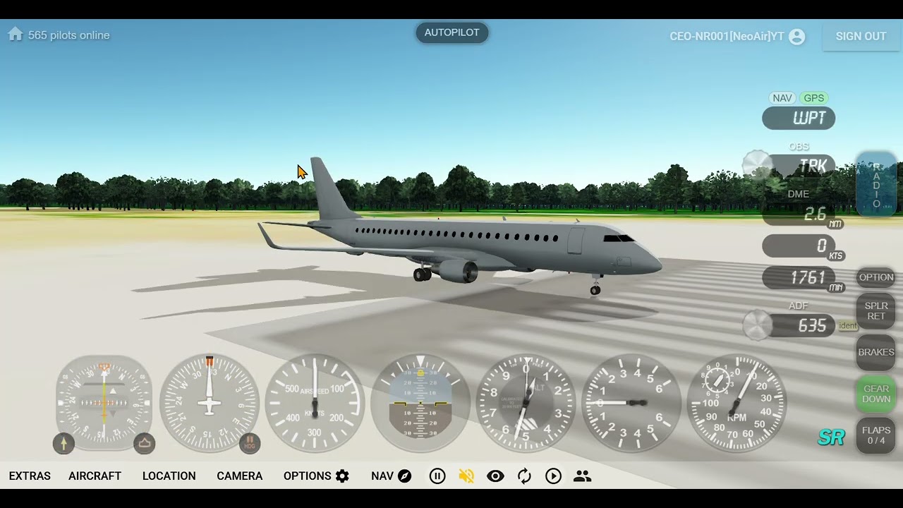 How to use GeoFS navigation+autopilot tutorial
