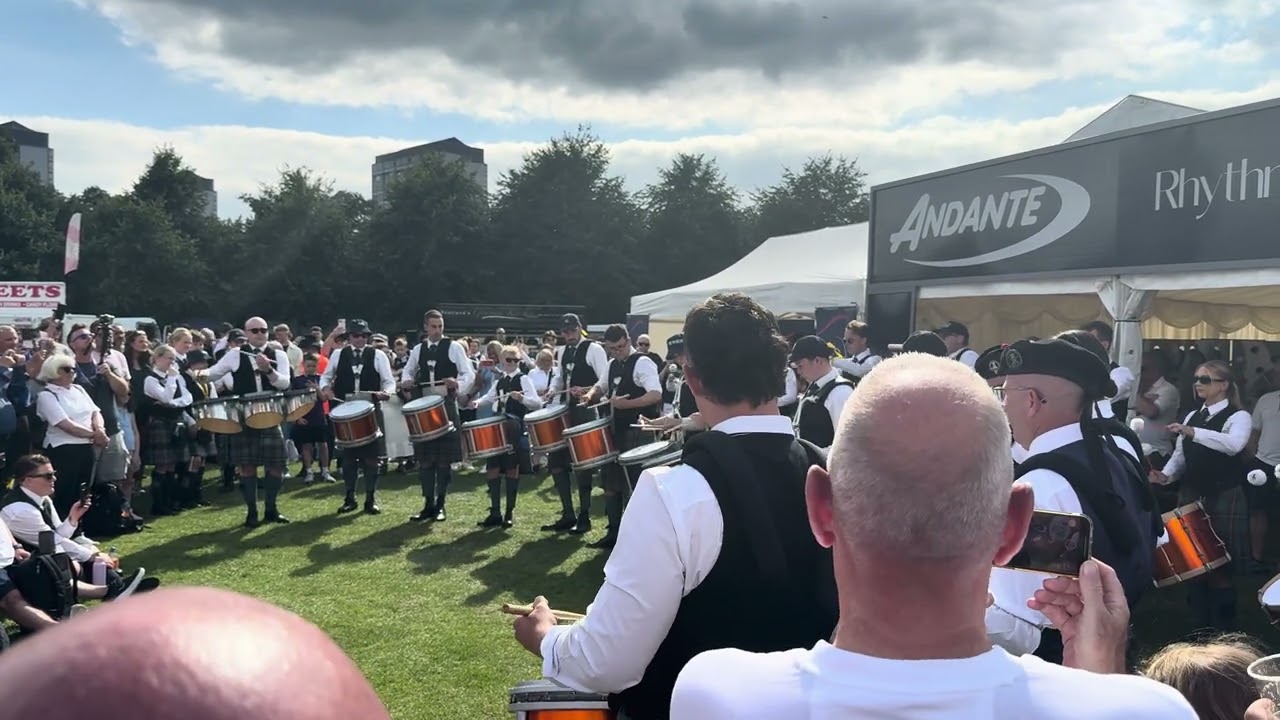 Boghall & Bathgate Drum Salute @ World Pipe Band Championships 2025