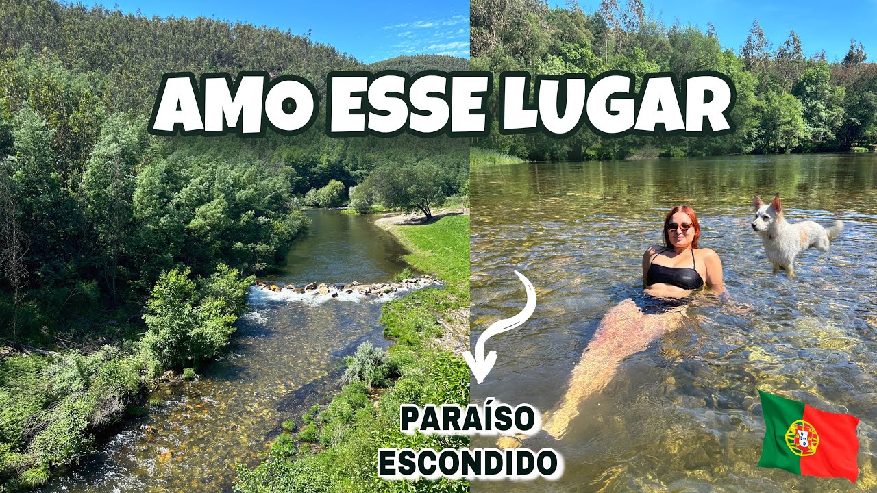 PRAIA FLUVIAL EM ÁGUEDA 🏖️ Verão em Portugal 🇵🇹
