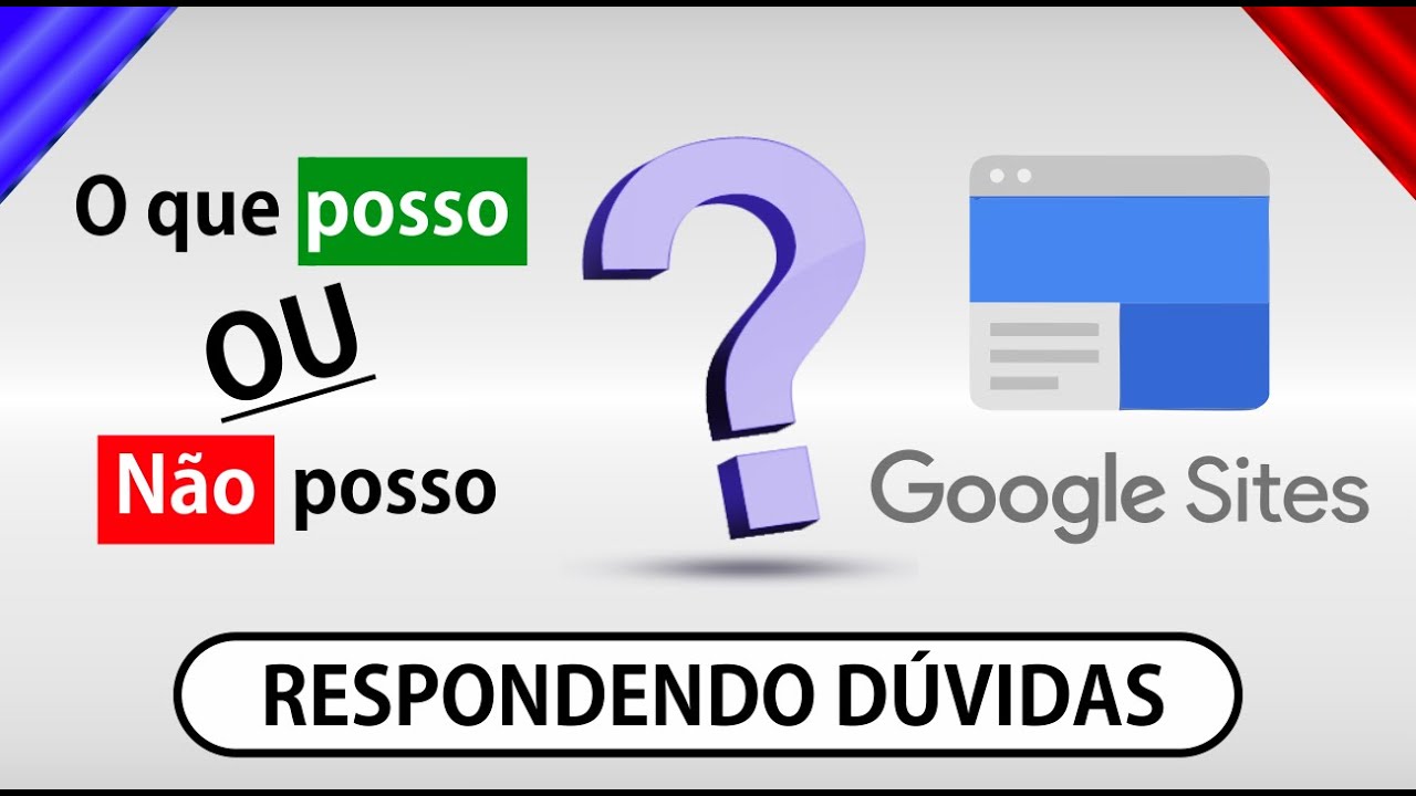 Respondendo duvidas sobre o NOVO Google Sites