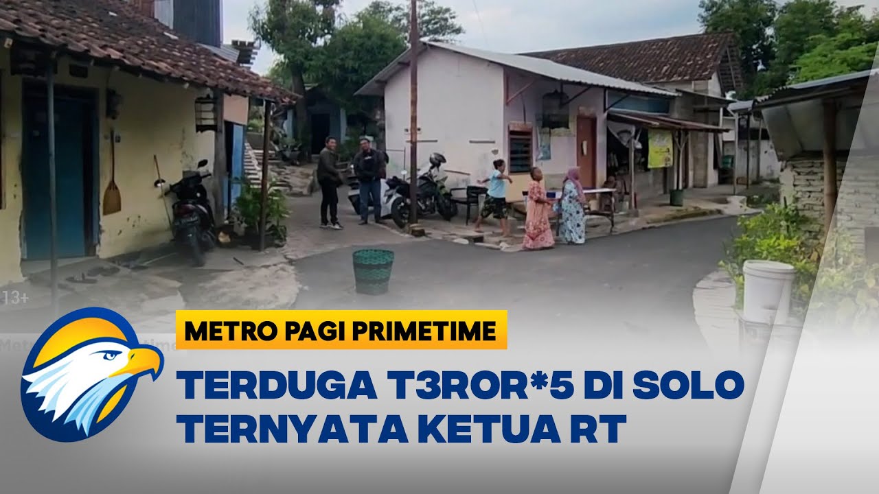 Terduga T3r*r15 di Solo Ternyata Ketua RT Setempat, Warga Terkejut